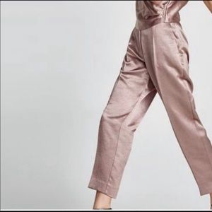 🌸ZARA🌸 PINK SILK PANTS
